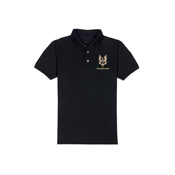 indian army t shirt black